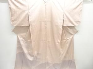 遠山模様織出し手織り紬一ツ紋付け下げ着物